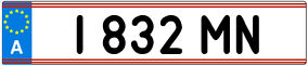 Truck License Plate